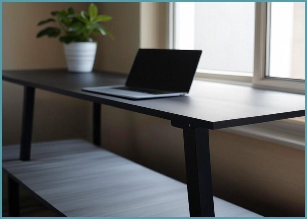 Claiks 높이조절 전동책상 모션데스크 공부 사무용 조절 스탠드 테이블, 블랙