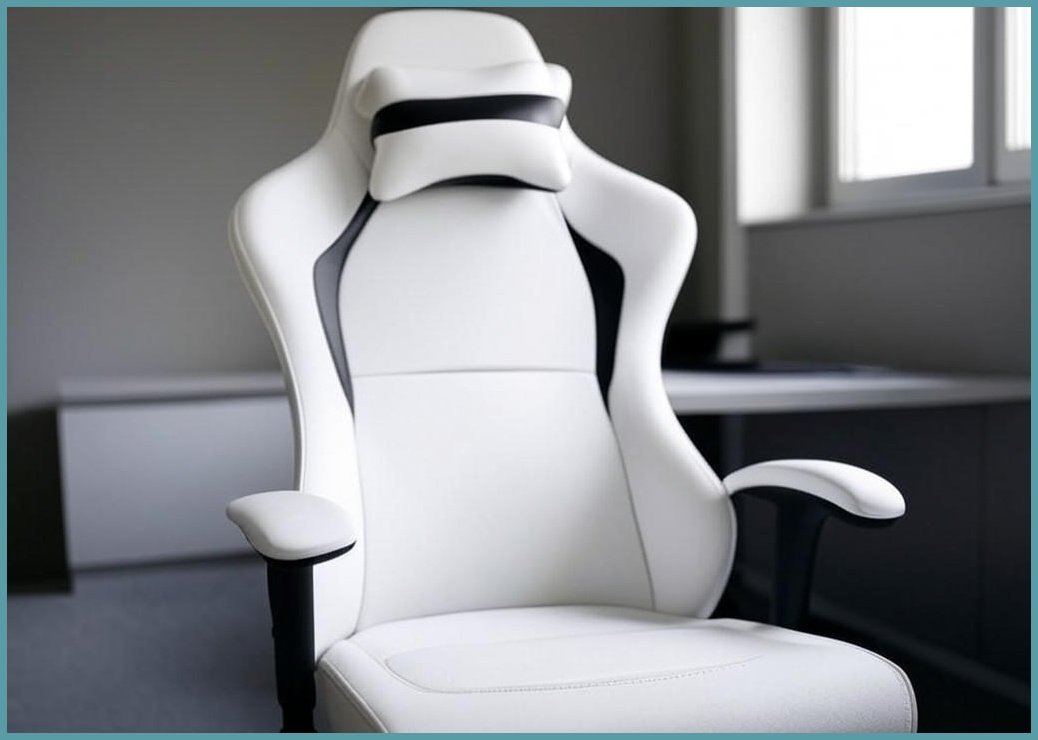 New World e스포츠 의자 인체공학 컴퓨터 의자 게임 의자 사무용 의자, 흰색