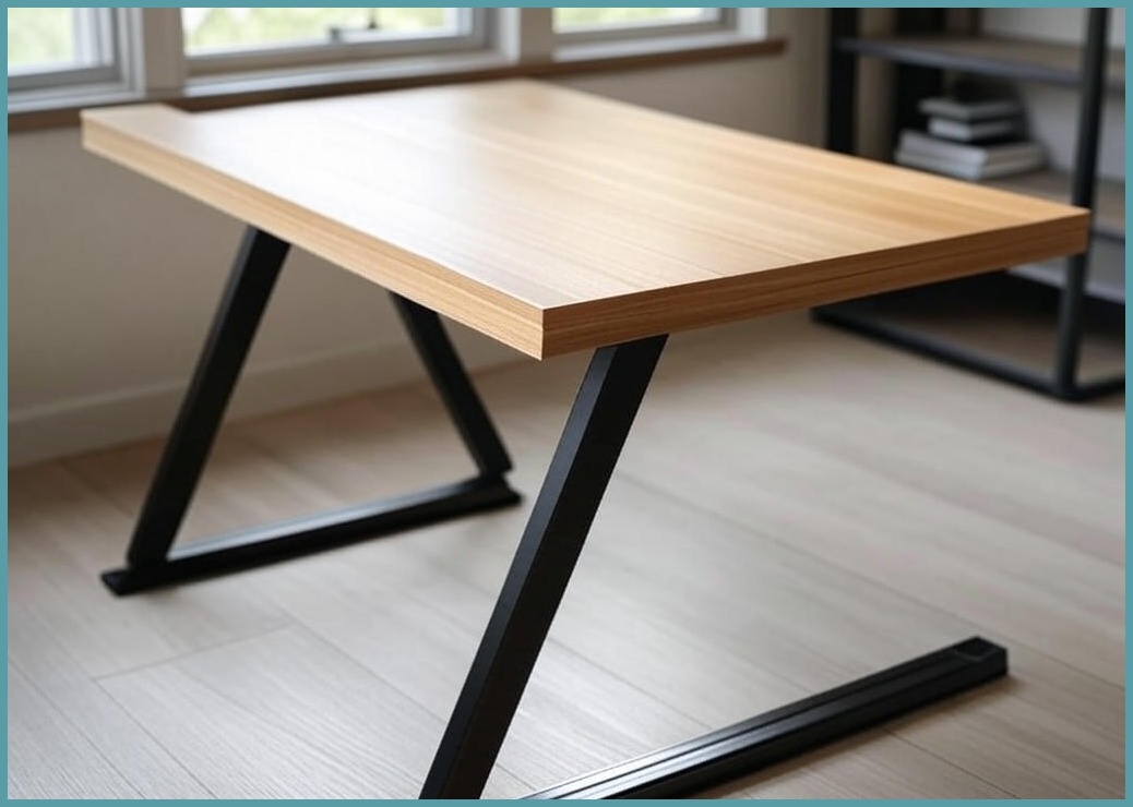 Unihome E0급 친환경 높이조절 컴퓨터 책상 튼튼한 1인용 사무용 학생 테이블