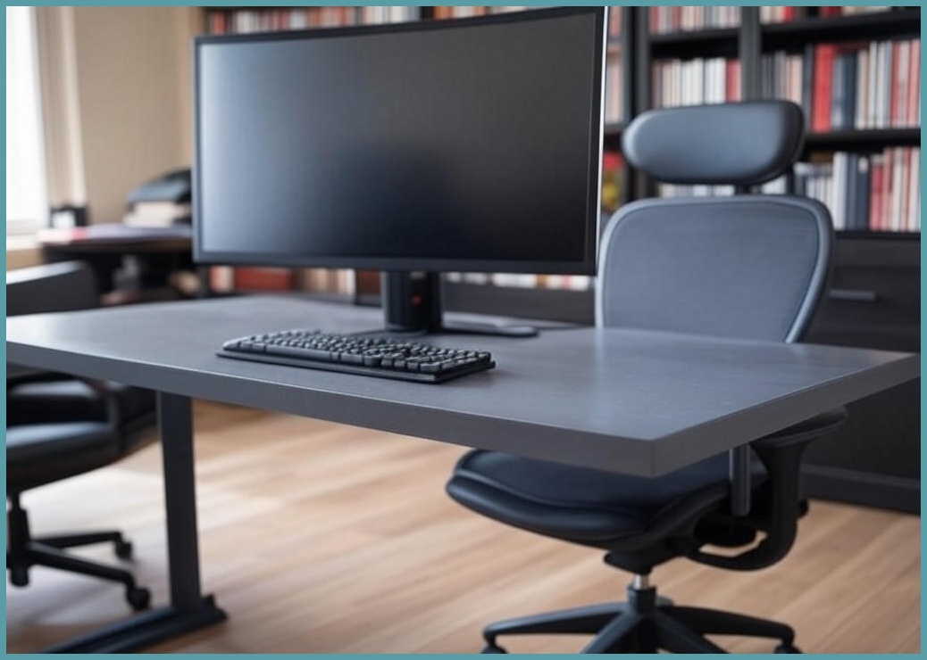 kb 1인용 카본 텍스쳐 강철 컴퓨터 게이밍 책상 서재 공부 사무용