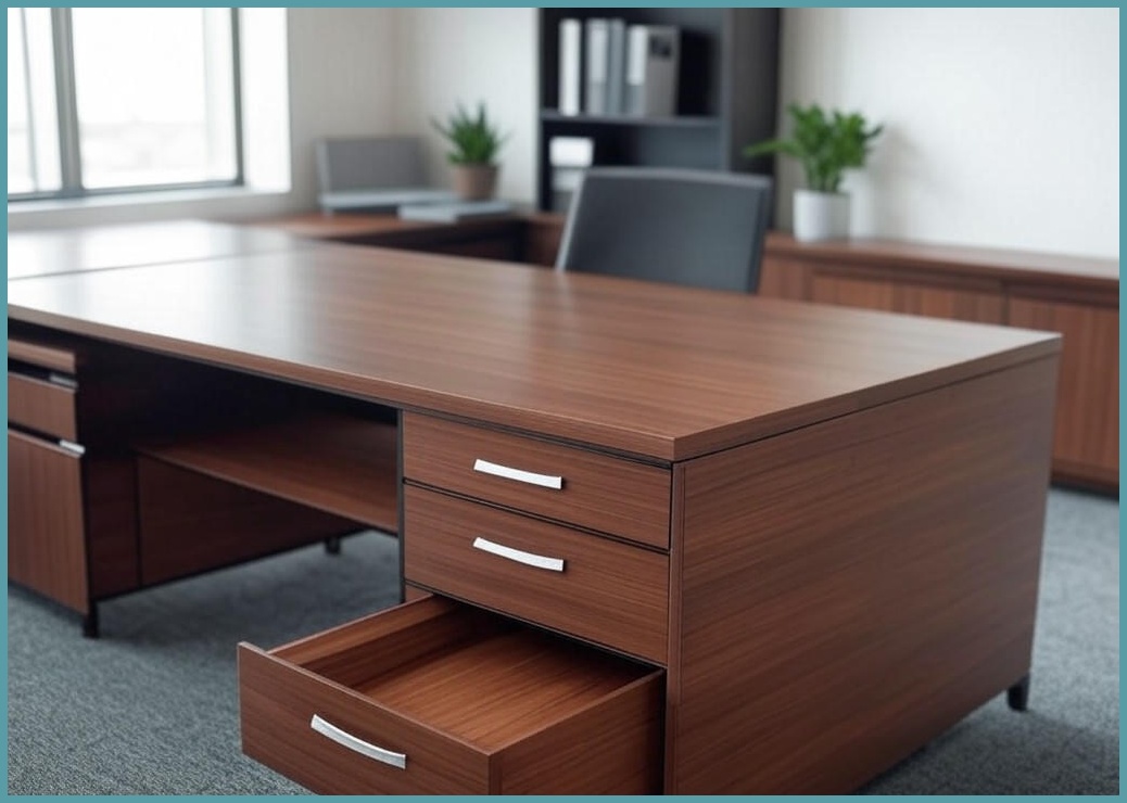 가구뱅크 OA 책상세트 (L퍼즐책상1400+이동서랍) 사무용책상 사무실책상 ㄱ자책상 L자책상 수납장 서랍장, (L퍼즐1400+서랍)망비우