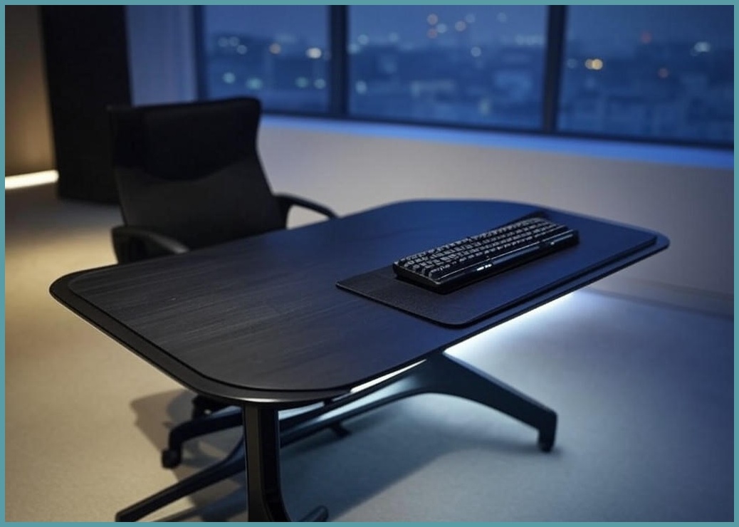 내일내꺼 Z자형 게이밍 컴퓨터 책상 ZD001, 블랙