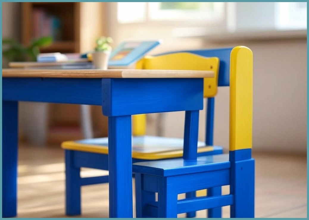 라베스토 유아 어린이 책상 의자 세트 CDC01