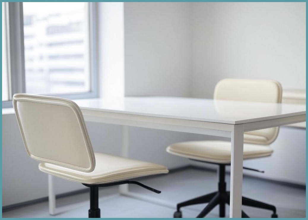 레오앤홈 멀티 타공보드 책상 철제 공부책상 1인용책상 컴퓨터책상 조립식책상, 크림화이트+화이트프레임