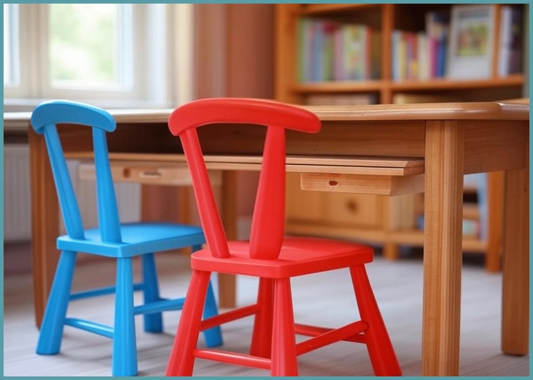 리바트 꼼므 자녀가구 1200 아이책상 + 아이의자 2p 세트 방문설치