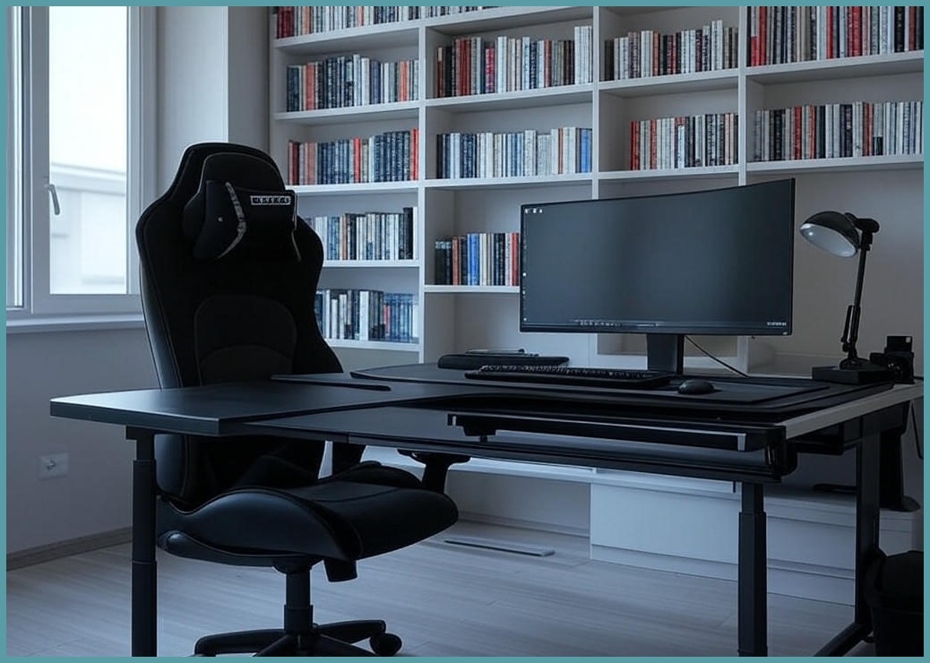 비애노 마블 리클라이너 게이밍 컴퓨터 책상 학생 의자