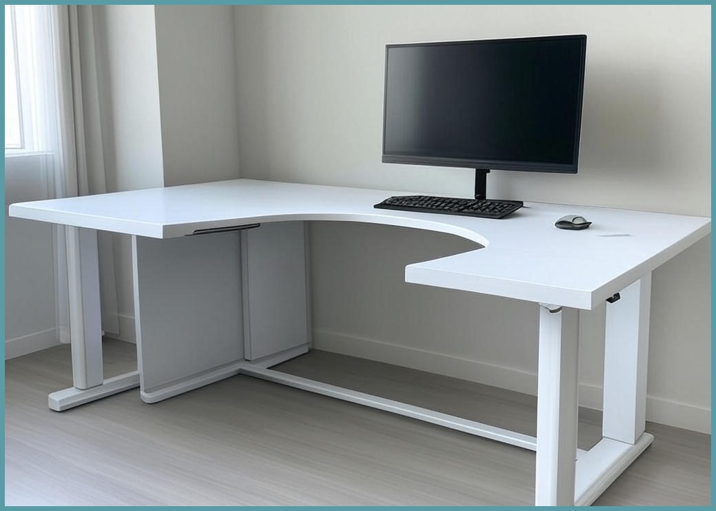 스터디U형 책상 컴퓨터책상 게이밍책상 테이블 조립식 100CM, U형 게이밍책상 1000(화이트)