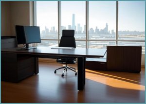 심플형 고급 사무용 책상 세...