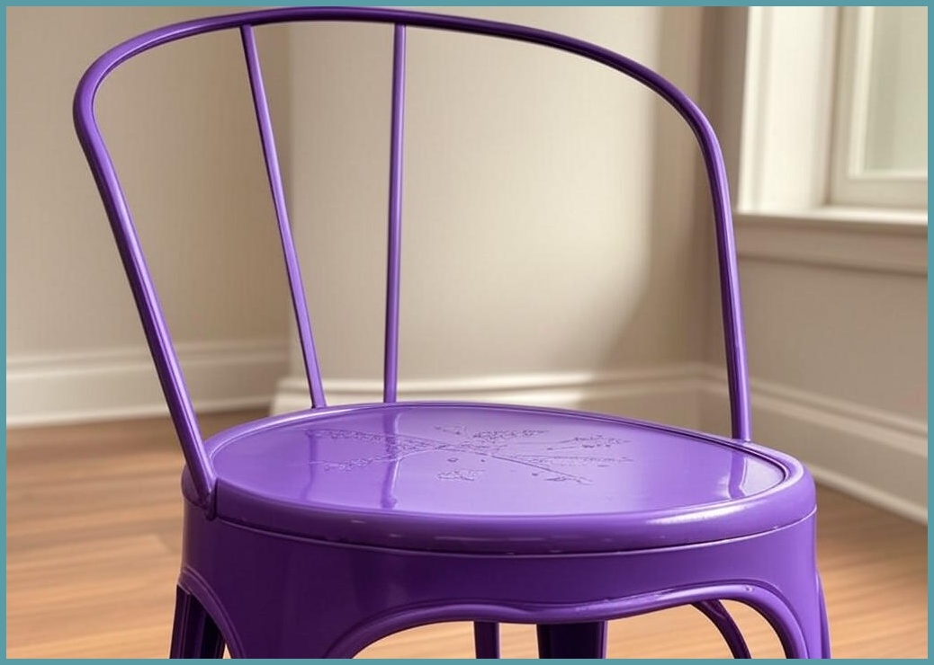 체어아울렛 비올렛 철제콤비 의자 - 이미지 1