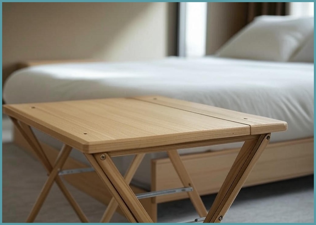 침대테이블 다목적 침대책상 다용도 베드테이블 접이식 책상침대