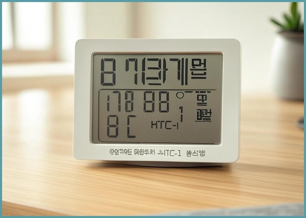 코리아원 디지털 온습도계 탁상형 HTC-1