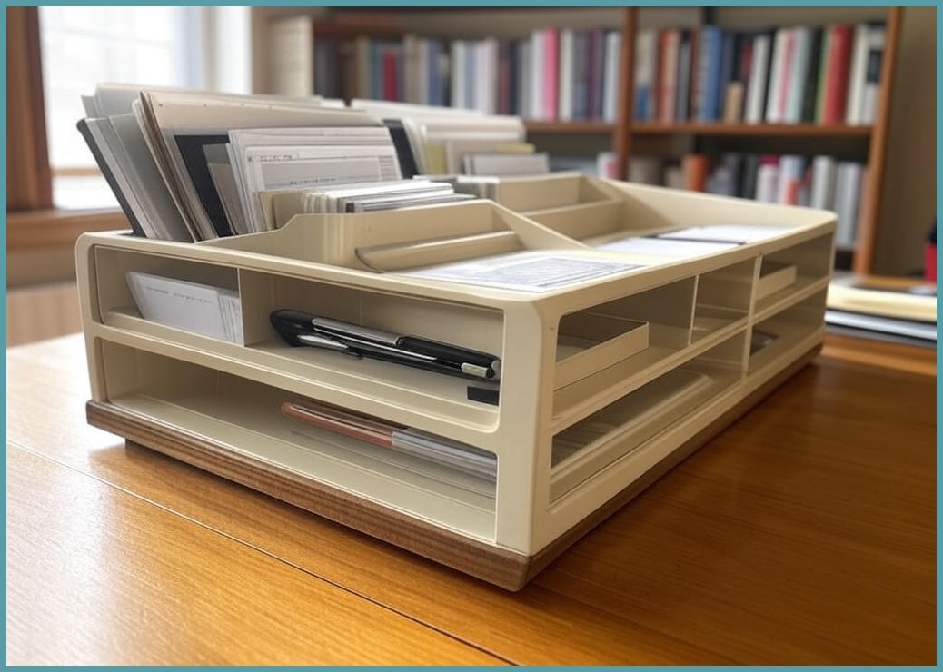 코지리빙 데스크 오거나이저 사무용품 책상정리함, 대형, 1개