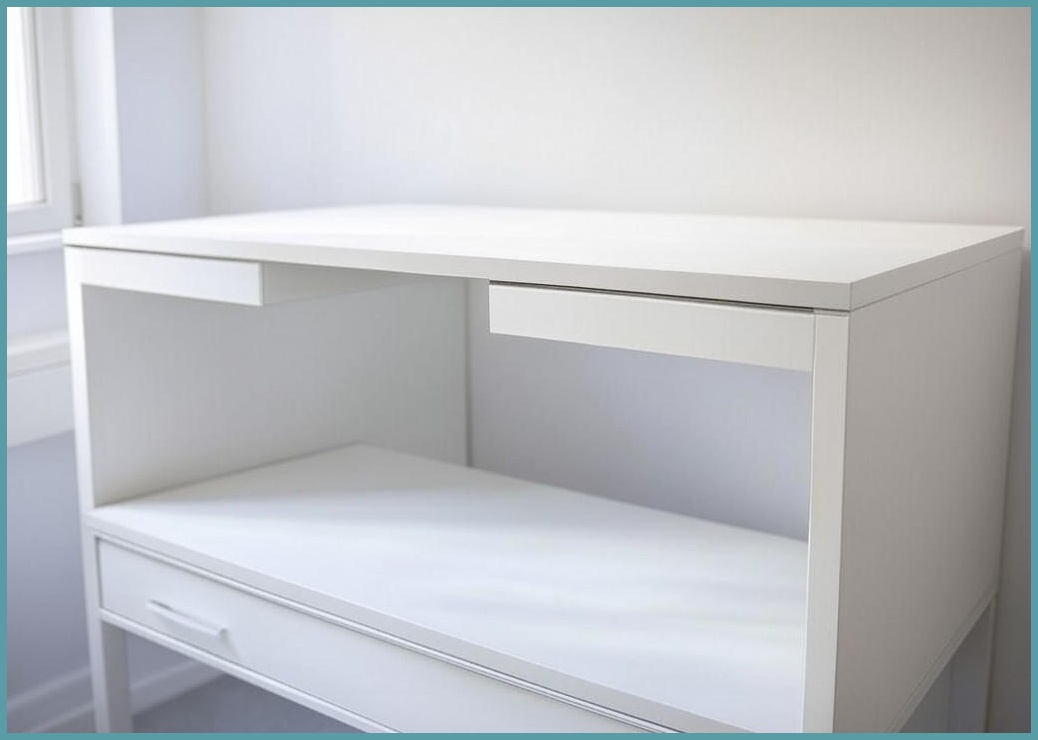 큐브 서랍형책상세트, 화이트